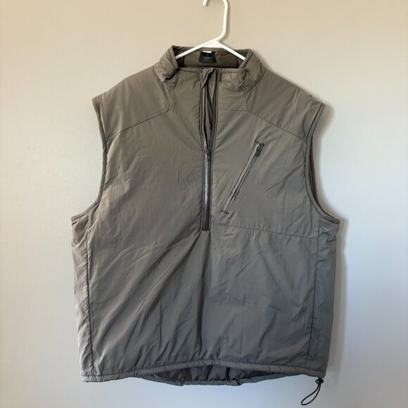 Orc Industries L7a Insulative Vest Mens XL Long Green Polyester Zip Pullover - Picture 4 of 5